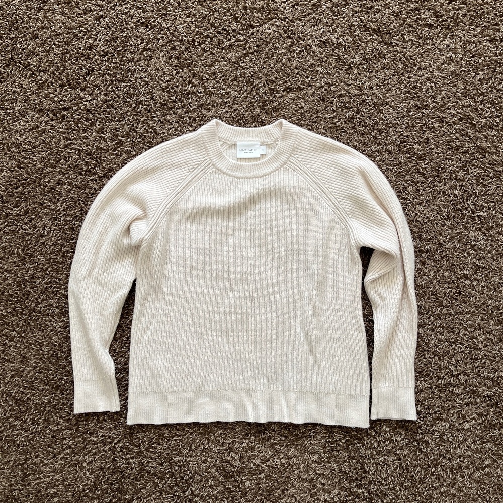 Cozy Earth classic crewneck sweater size S